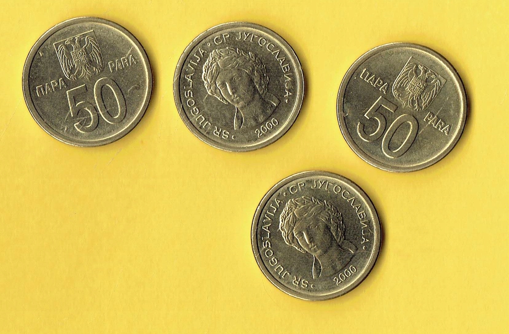 JUGOSŁAWIA 50 PARA 2000 r.
