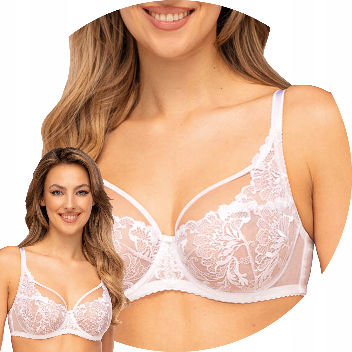 Unikat Gladys Podprsenka měkká bílá 80I