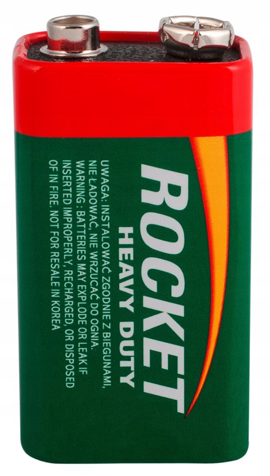 

Bateria Rocket 9V 6F22 do mierników wilgotności