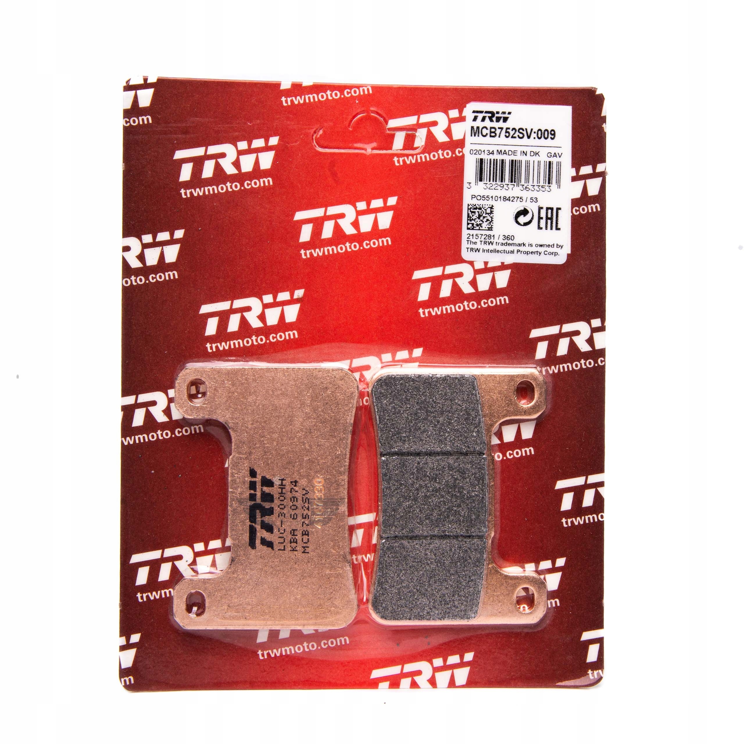 

Klocki Hamulcowe Trw Kawasaki Z1000 10-13 Przód