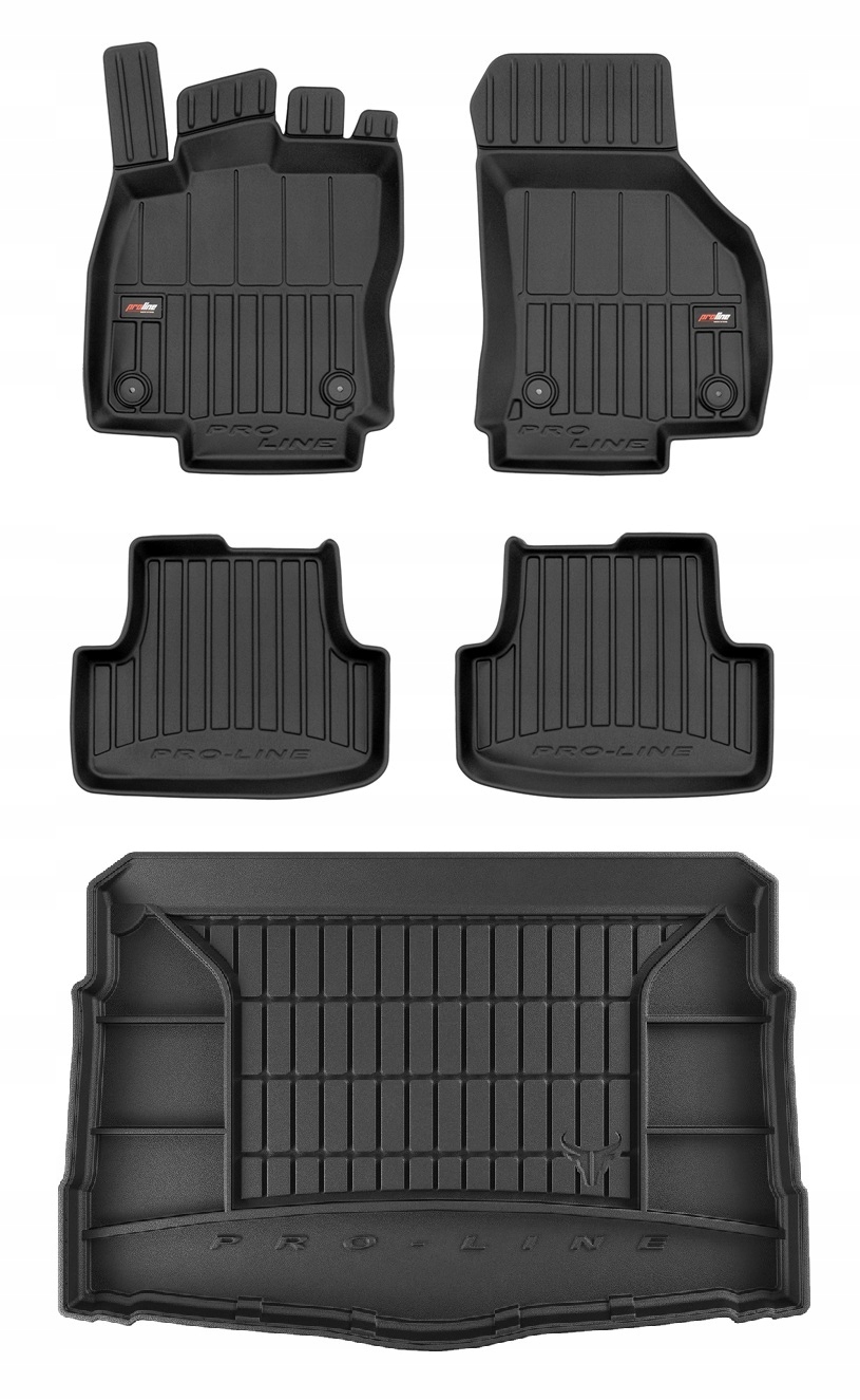 Set 3D gumové rohože Vw Golf 8 Hb od 2019- d