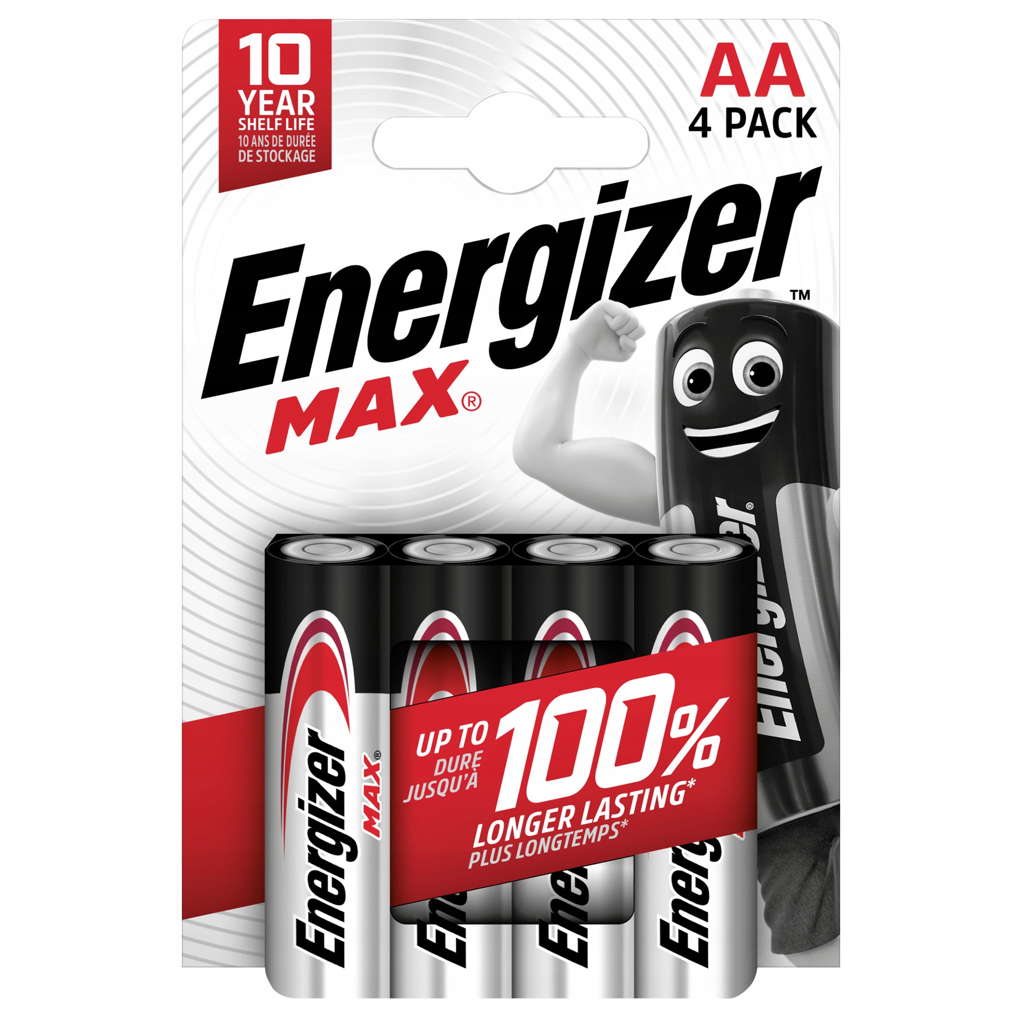 39-008 Energizer Bateria Max Alkaliczna Aa LR6 E91 Blister 4 sztuki