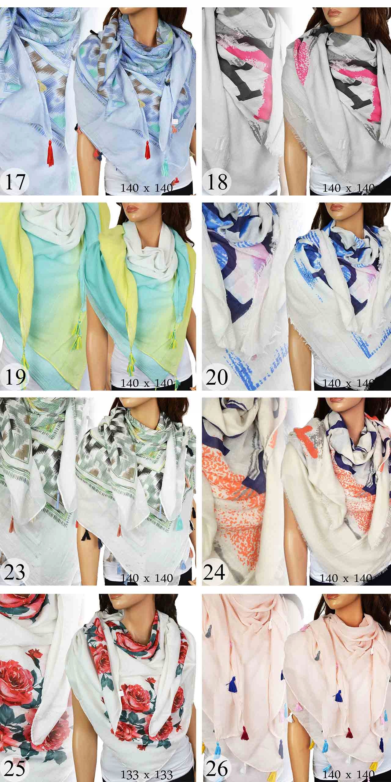 MODNA DUŻA Chusta ELEGANCKA Dużo WZORÓW KOLORÓW Rodzaj chusta