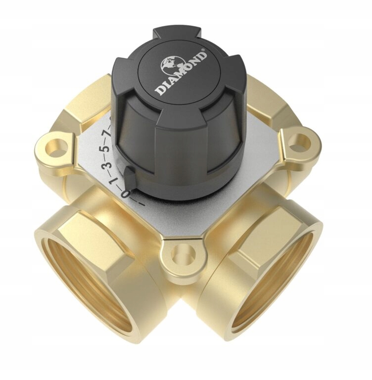 Zawór regulacyjny 4-drogowy Dn 25 1 cal