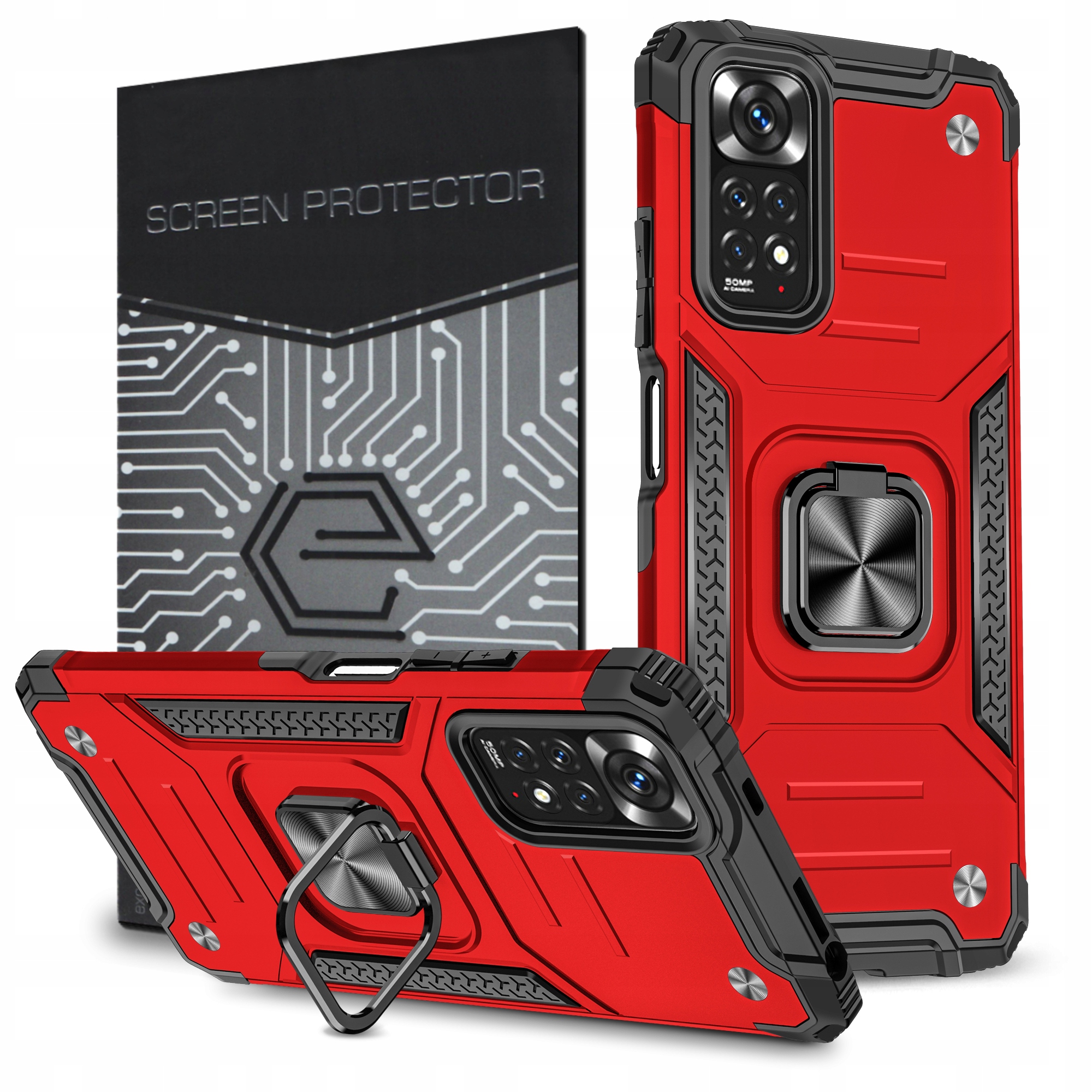 

Etui Pancerne+szkło do Redmi Note 11 Pro Pro 5G
