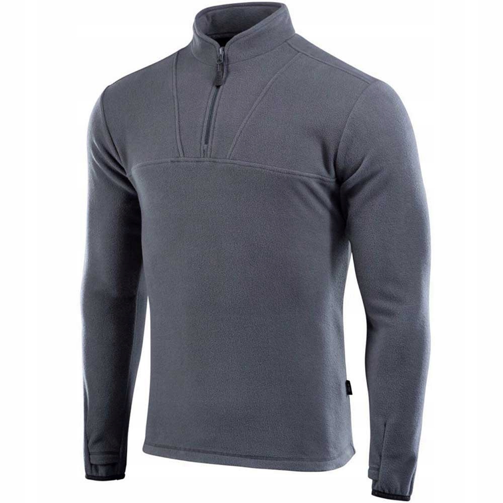 Pánská mikina fleecová fleecová mikina bez kapuce M-Tac Delta Fleece Dark Grey M