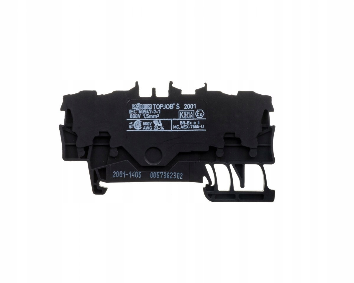 

Złączka szynowa 4-przewodowa 1,5mm2 2001-1405