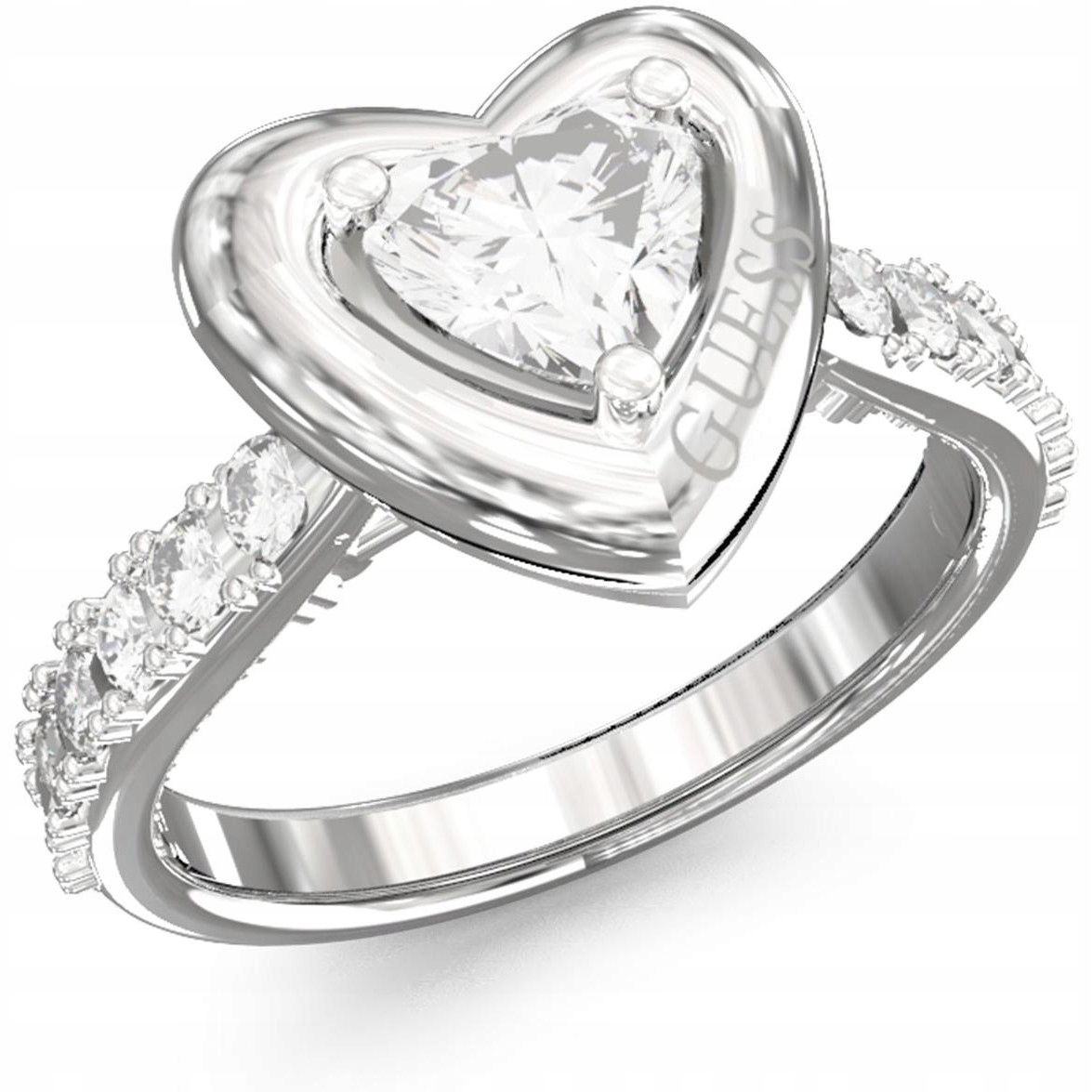 Prstýnek Guess ve tvaru srdce R-16