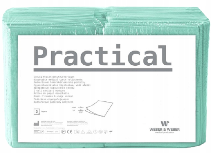 

Serwety medyczne podfoliowane zielone 33x48cm