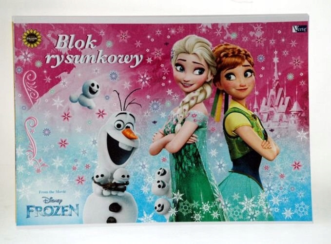 

Blok Rysunkowy dla dziewczynki mix bajek A4