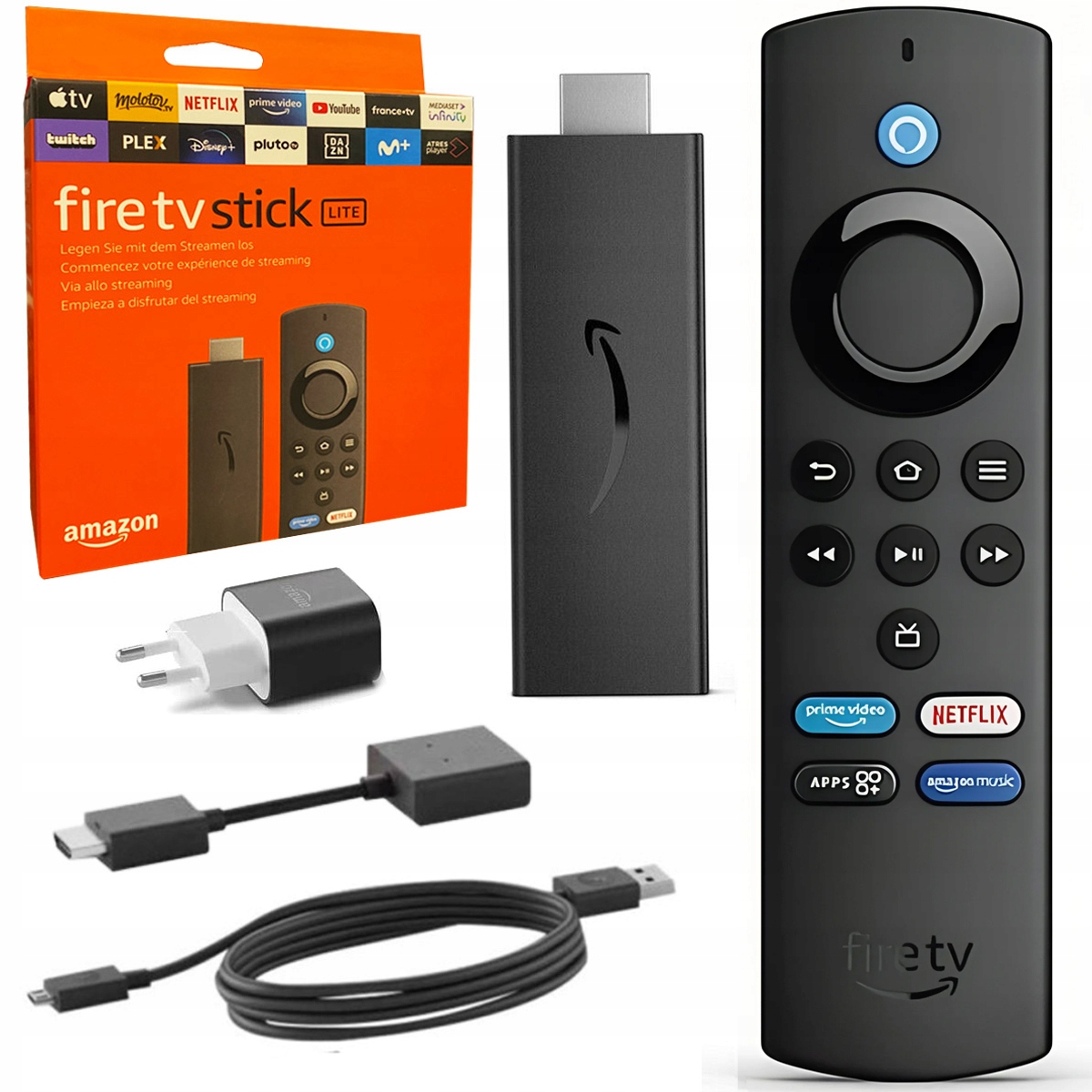 Fire Tv Stick w Urządzenia Smart TV Box - Odtwarzacze HDD i  multimedialne 