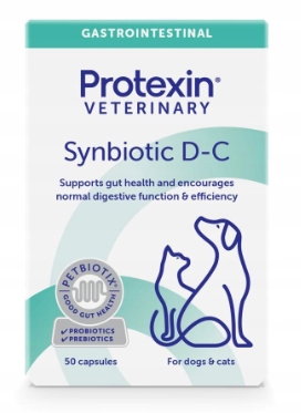 Protexin Synbiotic D-C Pies/Kot 50 kaps Probiotyk