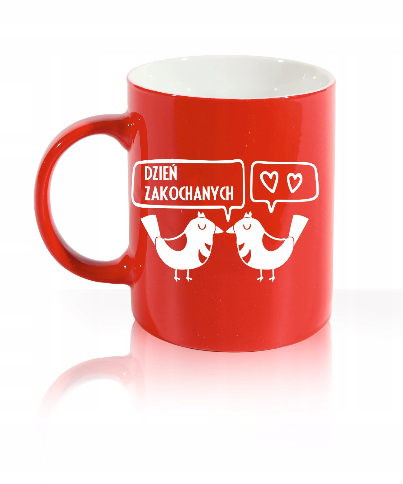 Kubek ceramiczny GRAWER na prezent - WALENTYNKI Marka inna