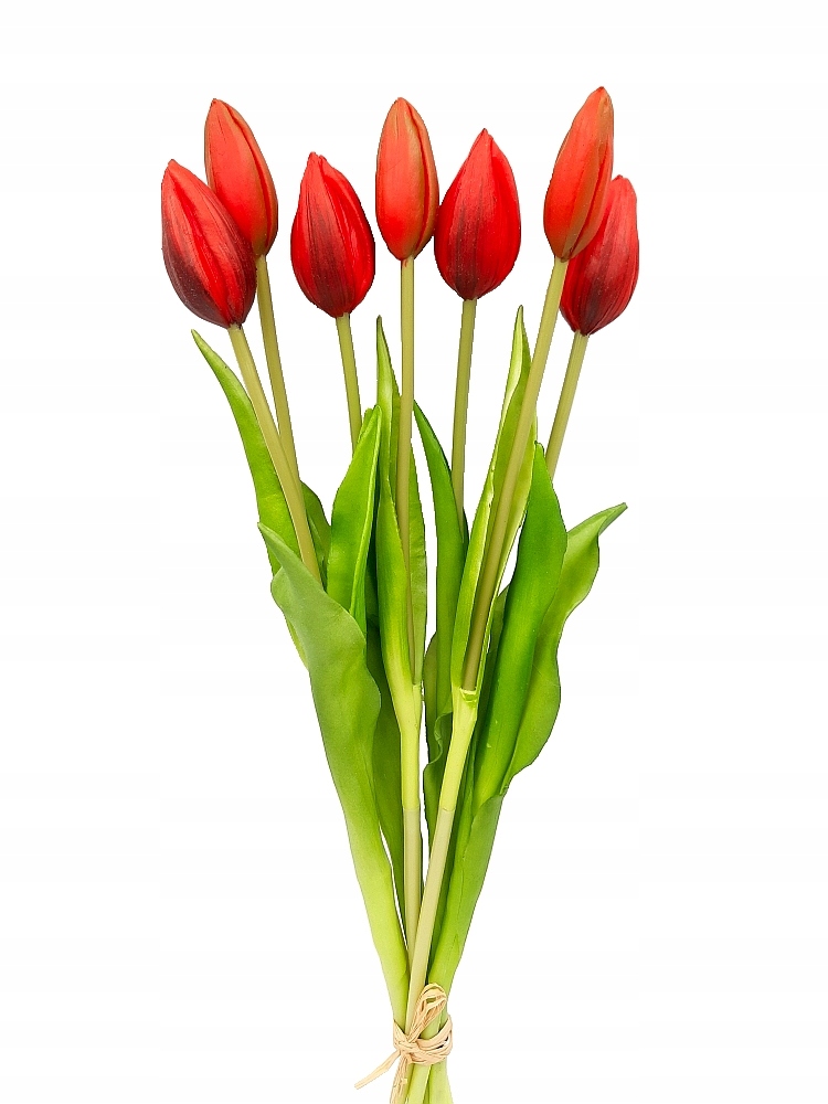 

Tulipan Tulipany Sztuczne Bukiet 7 sztuk jak żywe