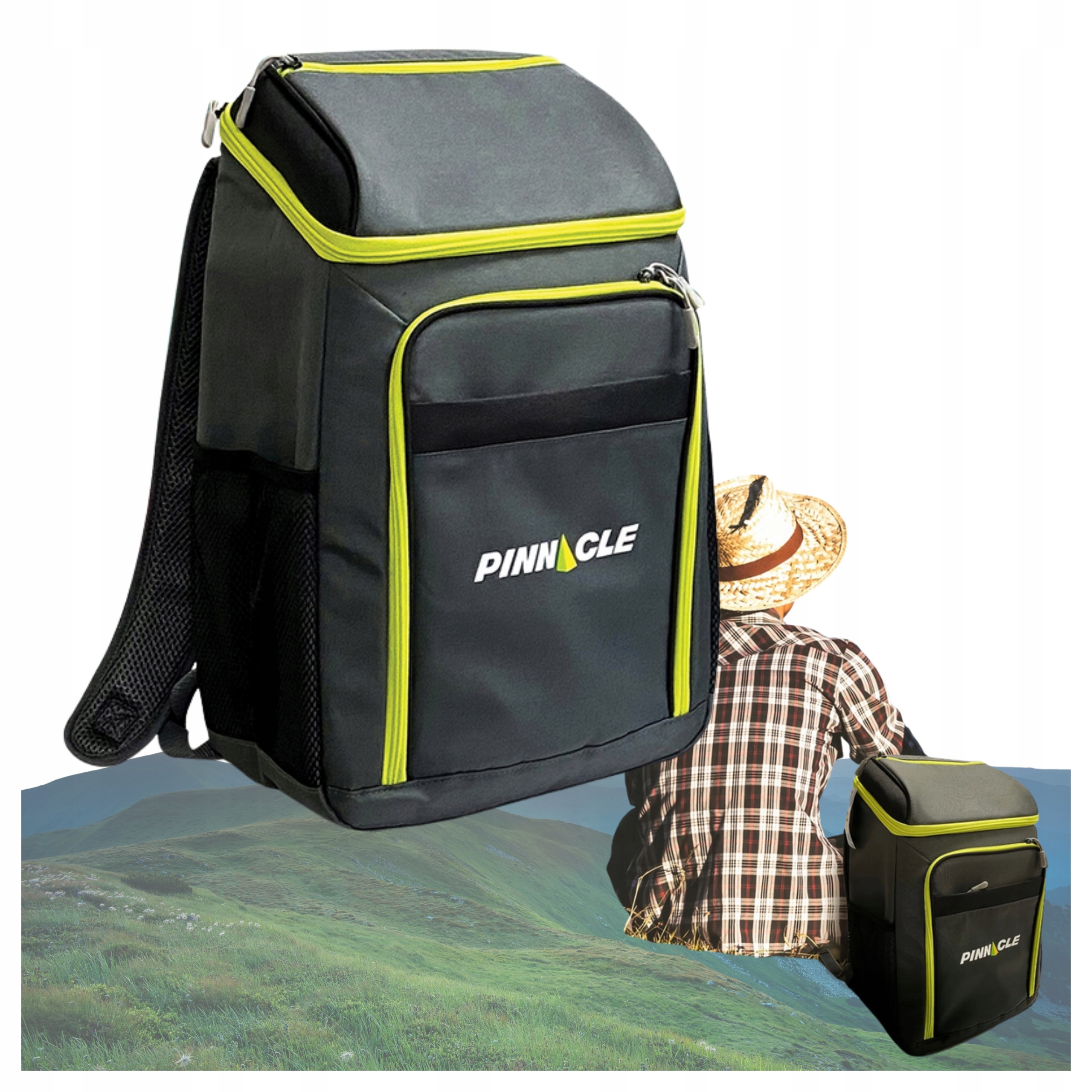 Batoh s velkou kapacitou Pinnacle Pogba cooler TPX-5507 18,5 L, šedý