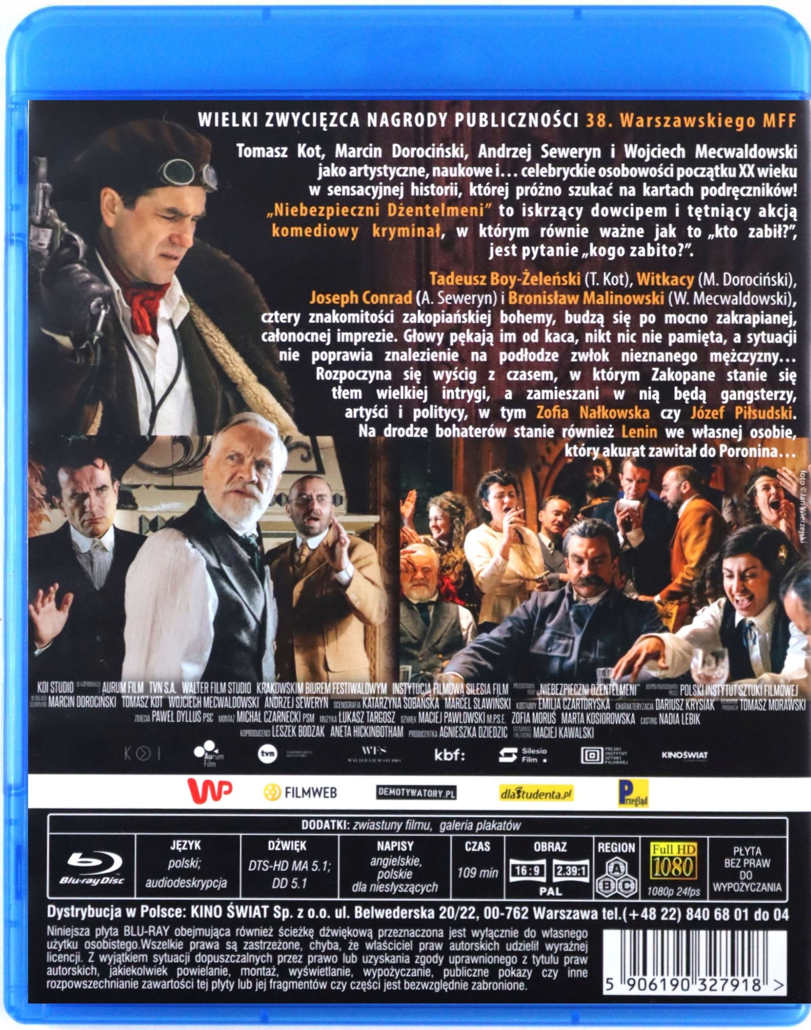 NIEBEZPIECZNI DŻENTELMENI (BLU-RAY) Stan opakowania oryginalne