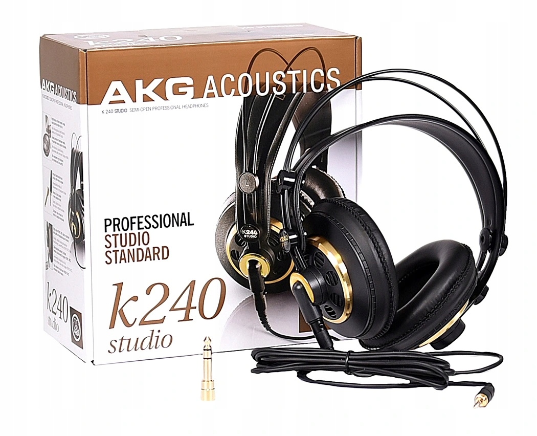 Profesionálne uzavreté štúdiové slúchadlá Akg K-240 Studio 55 Ohm