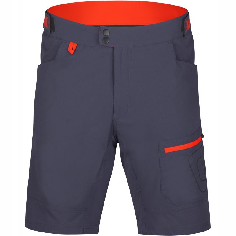 Etape Kraťasy Freedom 3.0 pánské volné s vložkou tmavě modrá-oranžová XL