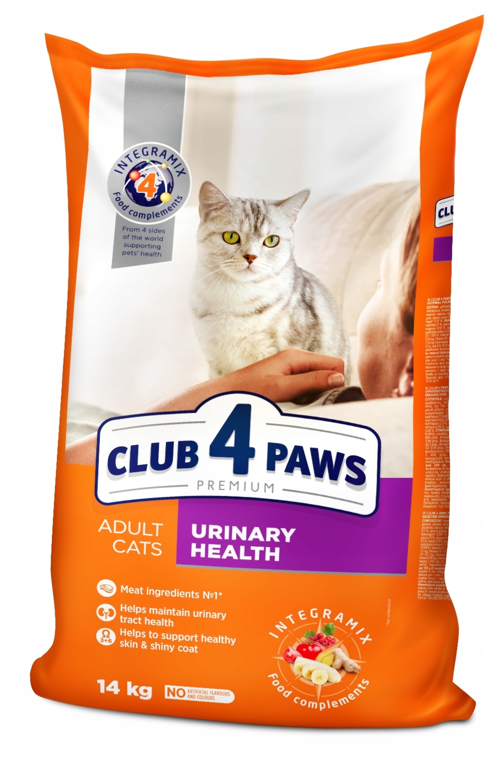 Levně Club 4 Paws suché krmivo pro kočky Urinary Health 14 kg