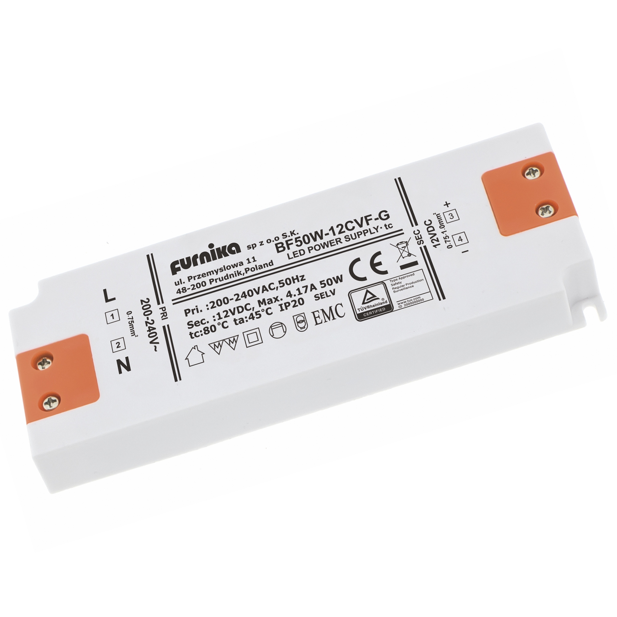 

Zasilacz do led 50W 12V transformator DC IP20