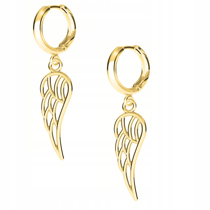 Náušnice zlaté Křídlo 925