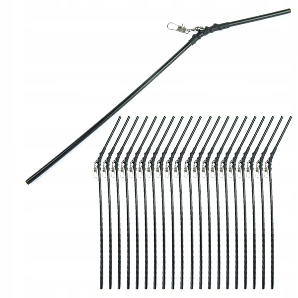 

20 x Rurka Antysplątaniowa metalowa agrafk wygięta