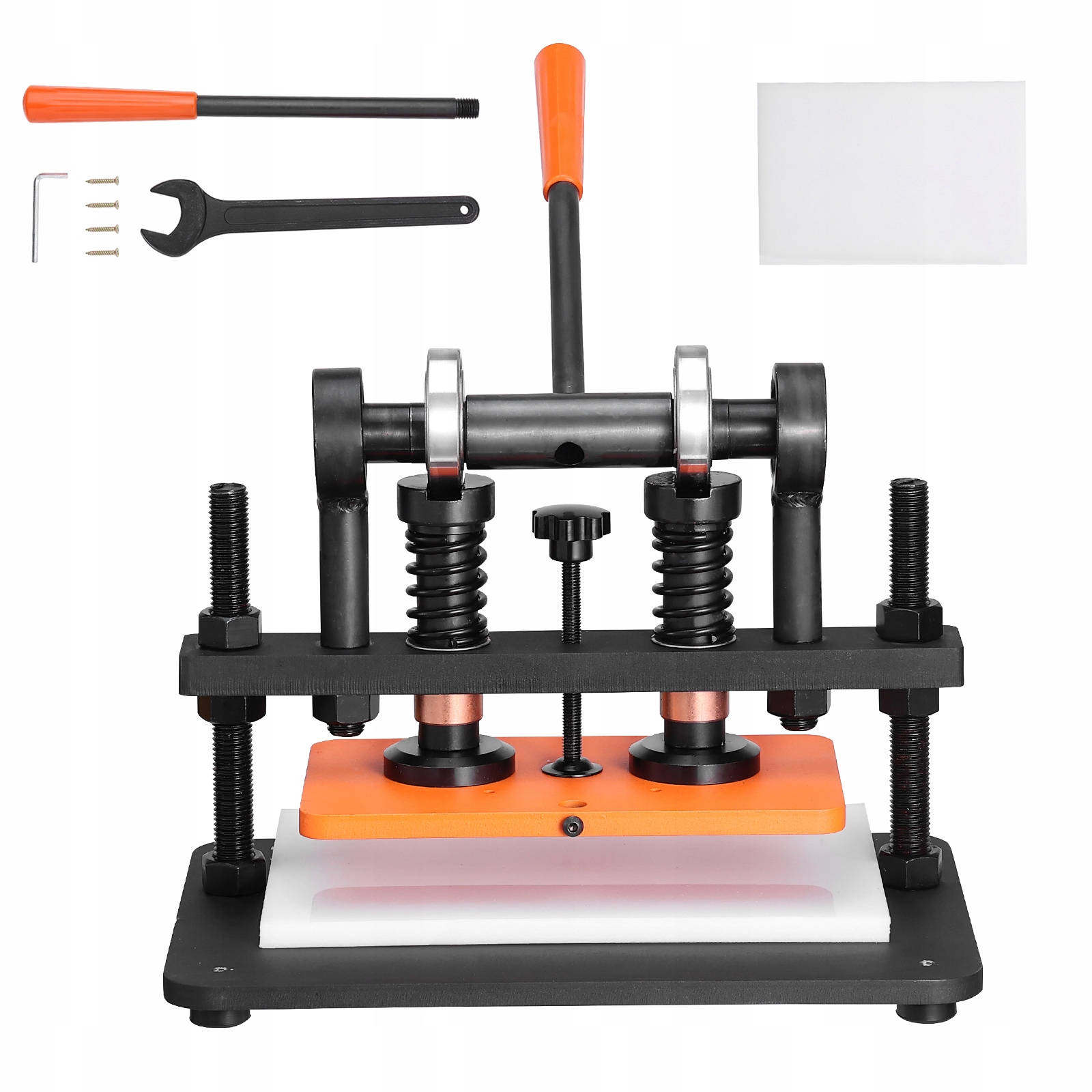 SucceBuy Stroj na řezání kůže 380x250x475MM Výjimečná stabilita 24,7KG