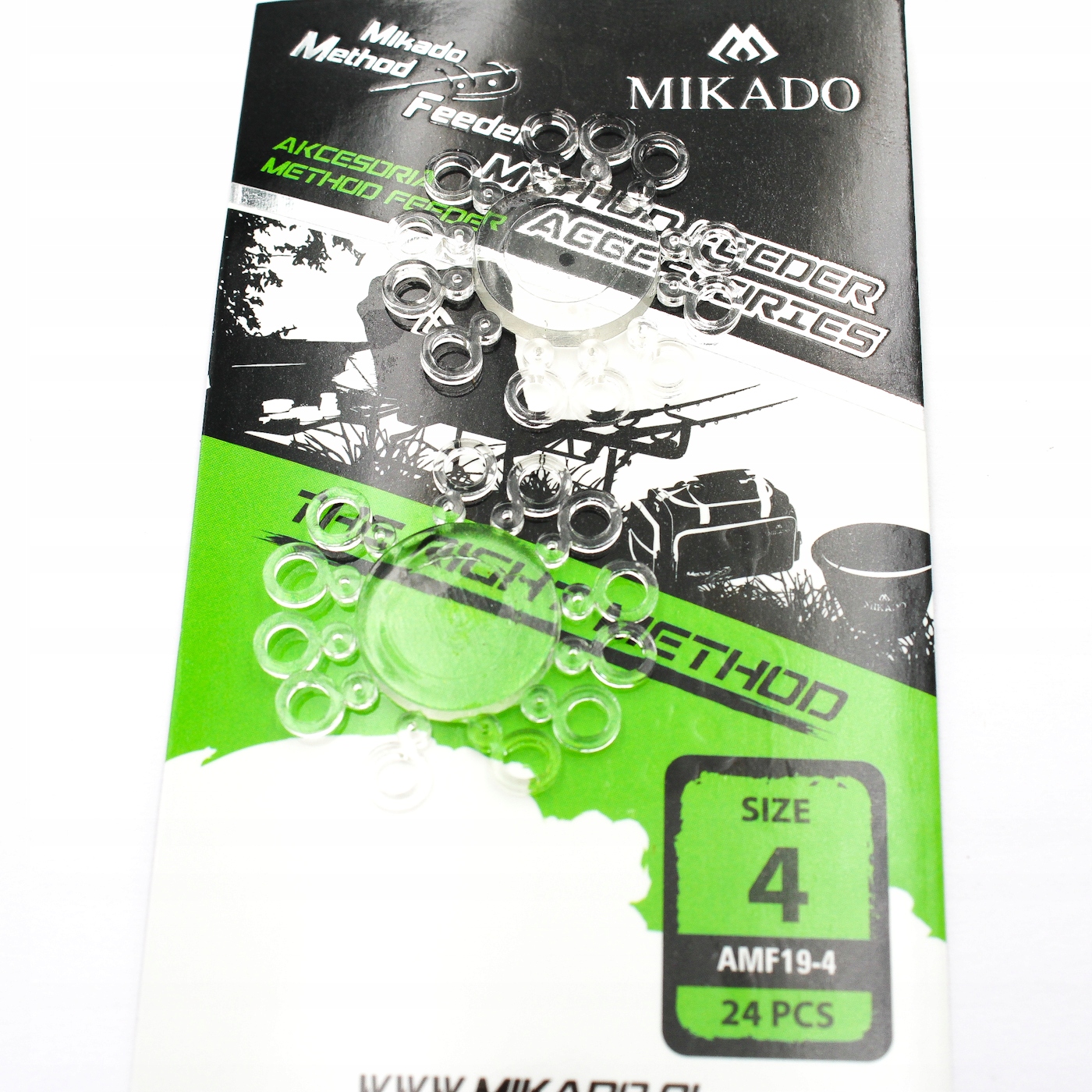 Gumki do Metody na krążku 4mm x 24szt. Mikado