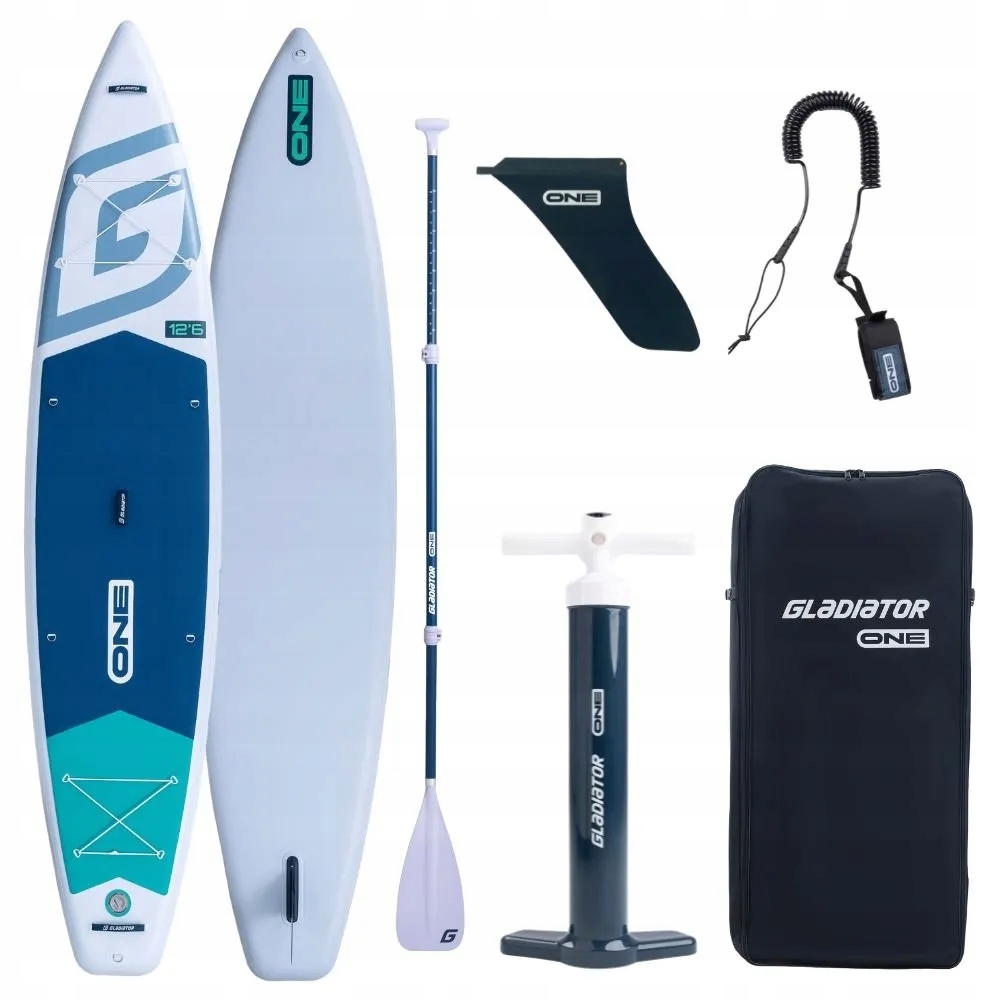 Deska Sup Gladiator One 12'6'' White z wiosłem