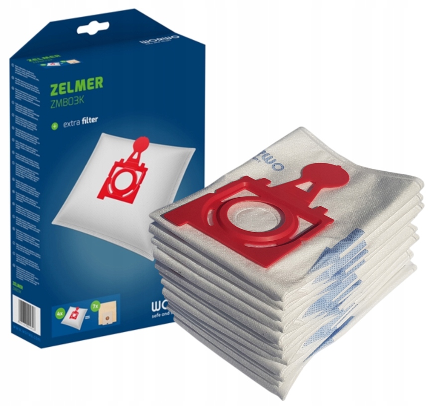 

Worki Safbag ZVCA300B 49.4200 Odkurzacza Zelmer