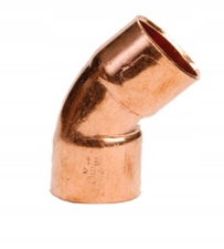 

Conex Łącznik Miedziany Łuk 45 Dwukielichowy 22MM