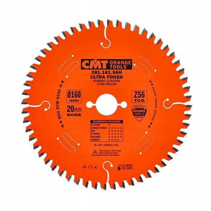 Cmt 281.161.56H Piła do laminatów i płyty wiórowej 160x20 mm 56Z