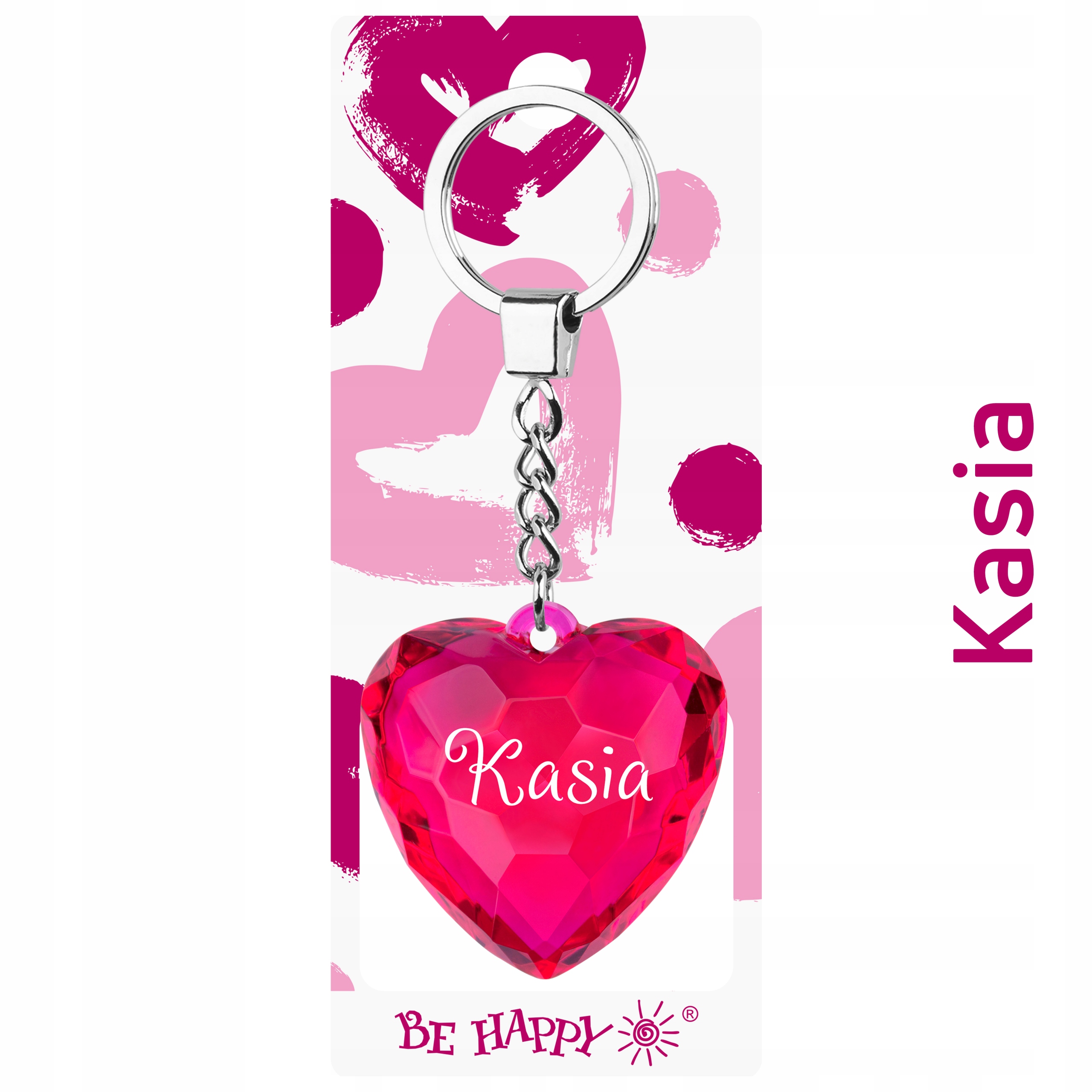 

Brelok Serce Upominek Kasia