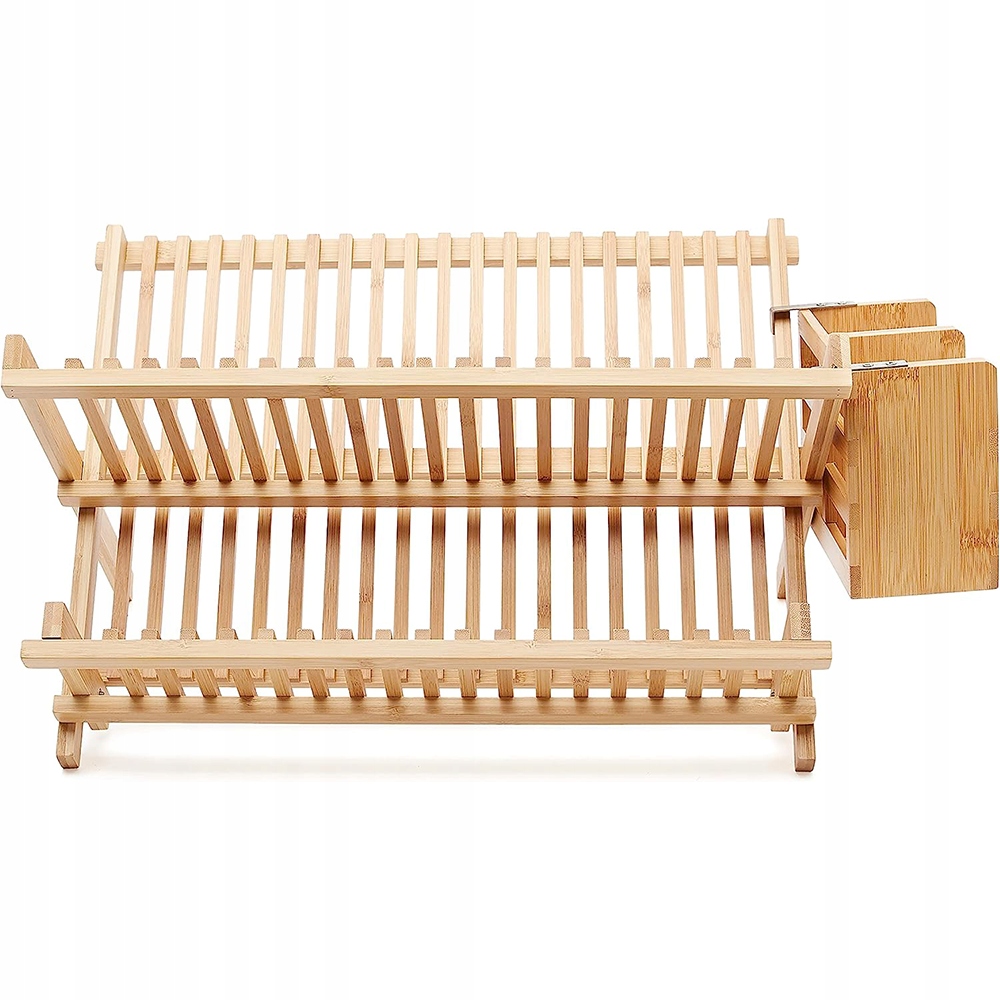 BAMBUSOWA SUSZARKA Z POJEMNIKIEM NA SZTUĆCE Marka Amazon