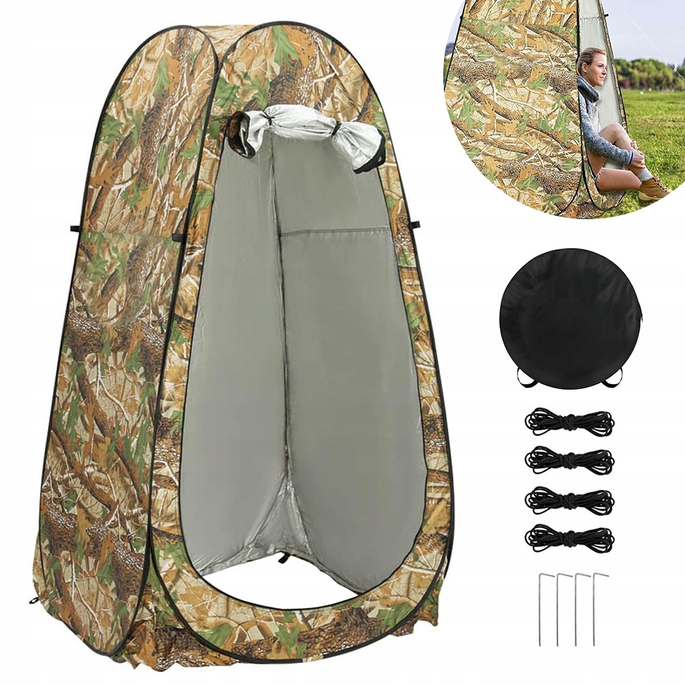 Stan Turistický Kempingový Plážový Přenosný Wc Kibel 1,2×1,9 m