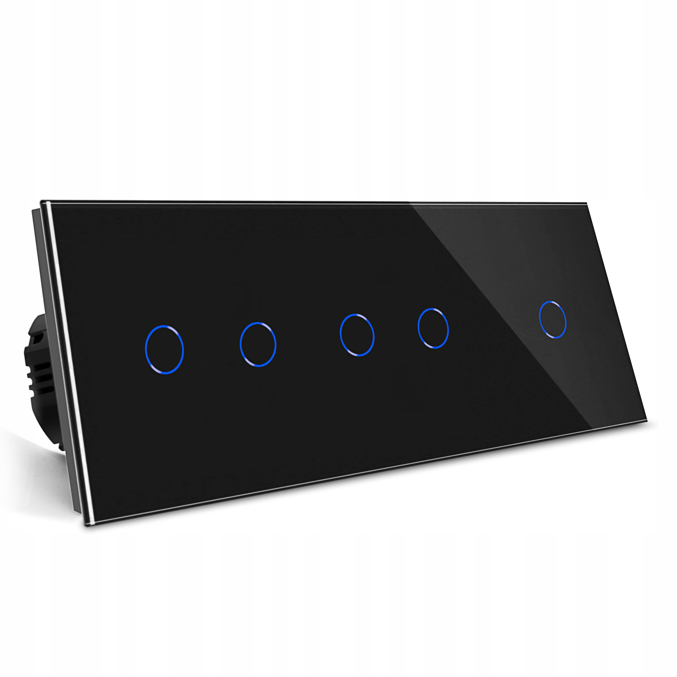 Dotykový Spínač Svetla 2+2+1 Wifi Trojitý 5K Sklenený Tuya Smart Life