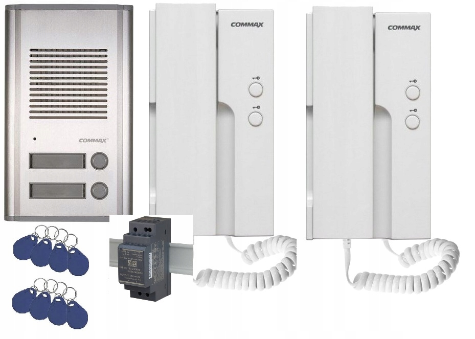 Domofon 2 dwu rodzinny Commax DR-201AG/ Rfid 125kH