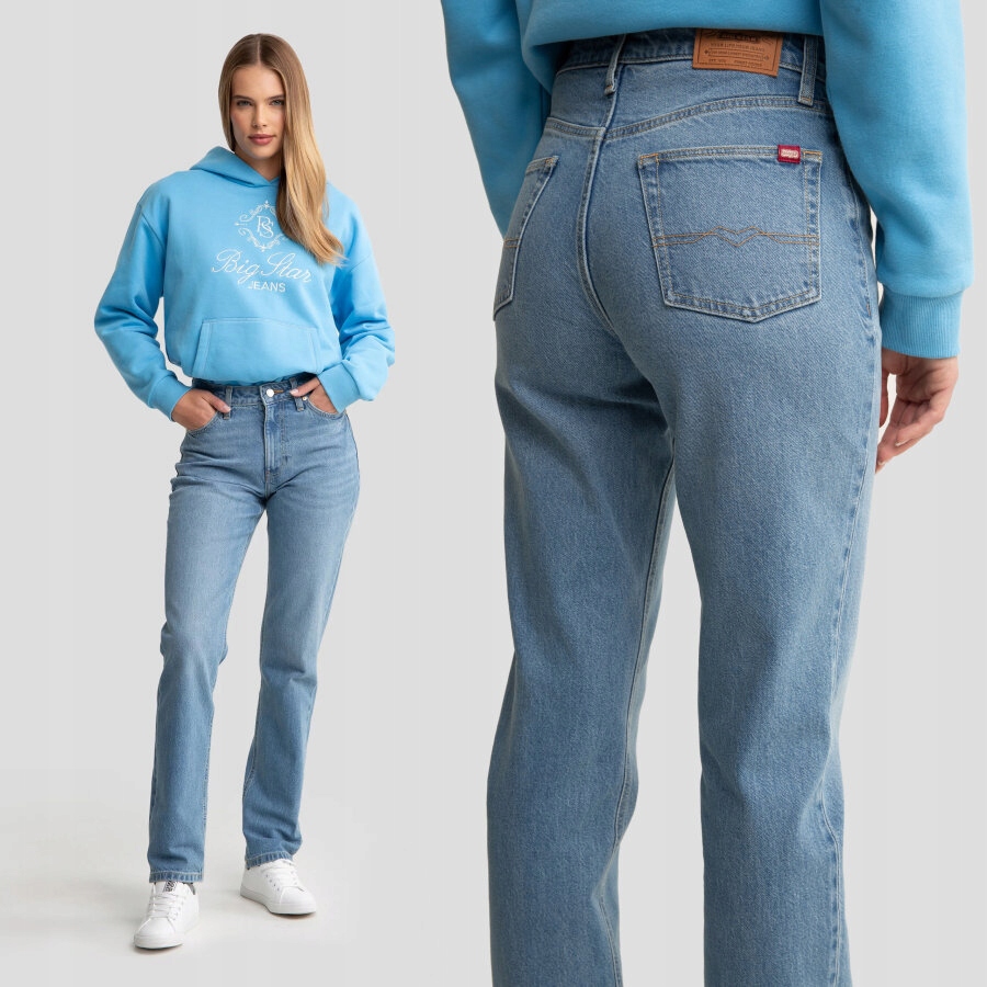 Big Star Dámské Modré Džíny Charlotte 170 W27 L32
