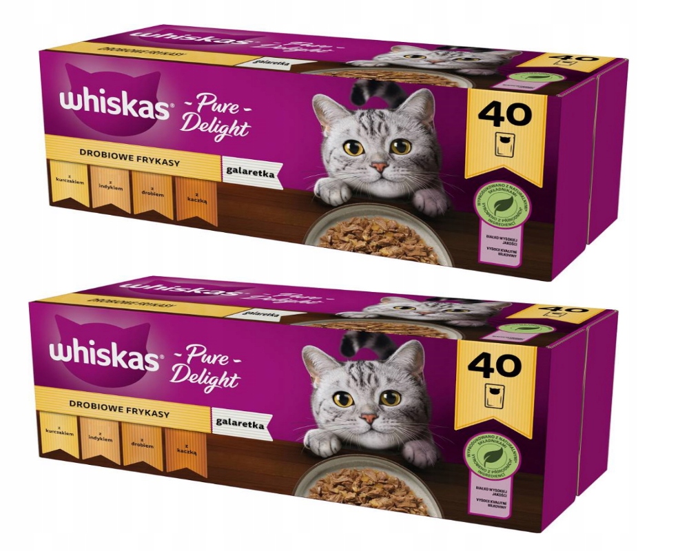 Whiskas Adult Drobiowe Frykasy w Galaretce 80x85g