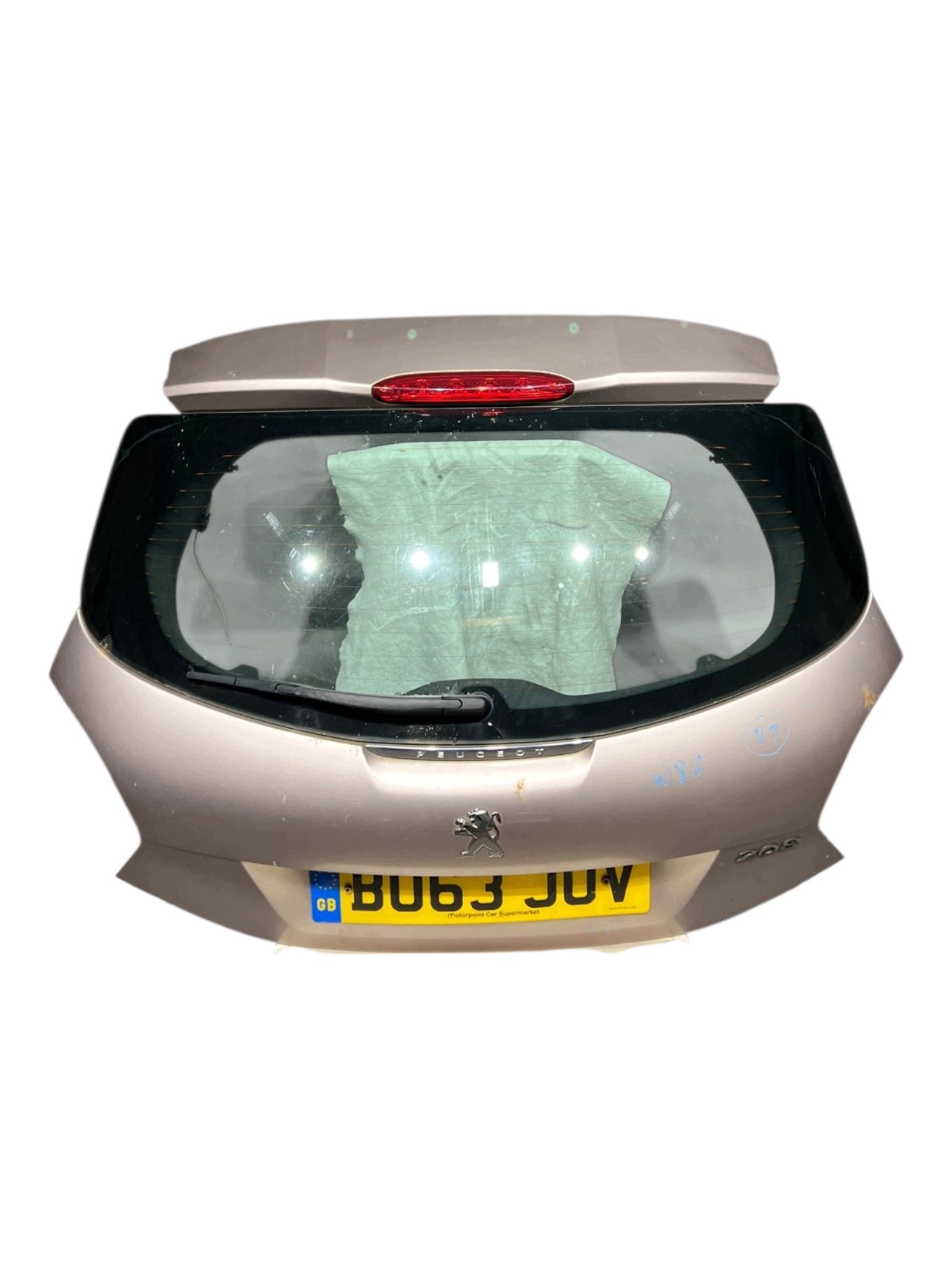 trunk door boot rear part PEUGEOT 208 and (2012-2015) HB code LAKIERU KCK