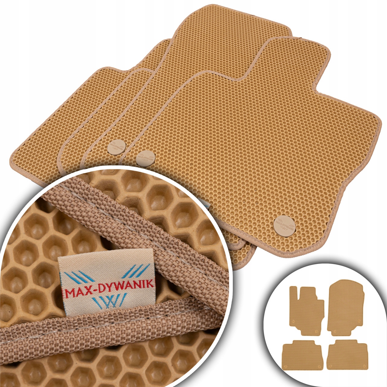 Mercedes Gle II C167 Cp 2019 Koberce Eva Eternity Béžové Honey