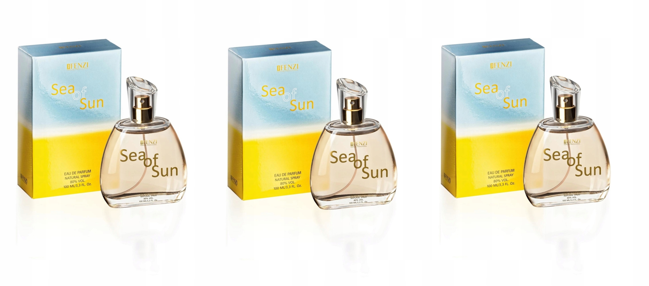 Jfenzi Sea of Sun 3x100 ml parfémovaná voda