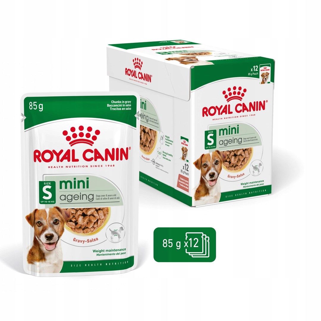 Levně Royal Canin Mini Ageing 12+ – vlhké krmivo pro psy – 12 x 85 g