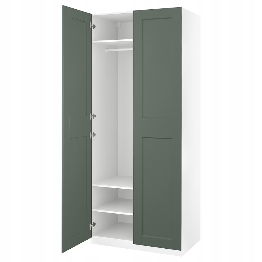 Szafa Ikea Pax Grimo 100 x 236,4 x 50 cm biały