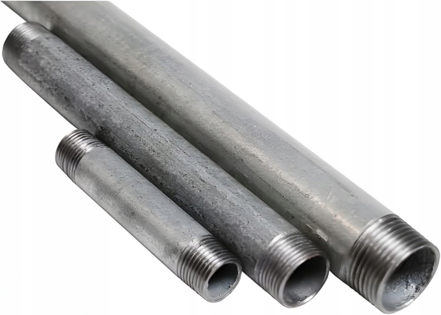 KRÓCIEC RURA GWINTOWANA 1/2"x 200 MM OCYNK DWA GWINTY WYSOKA JAKOŚĆ