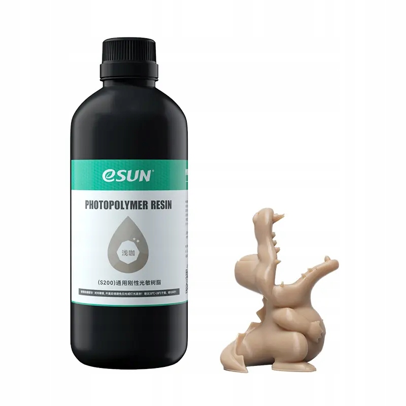 eSun pryskyřice S200 Standard Resin Light Brown světle hnědá 1000 g