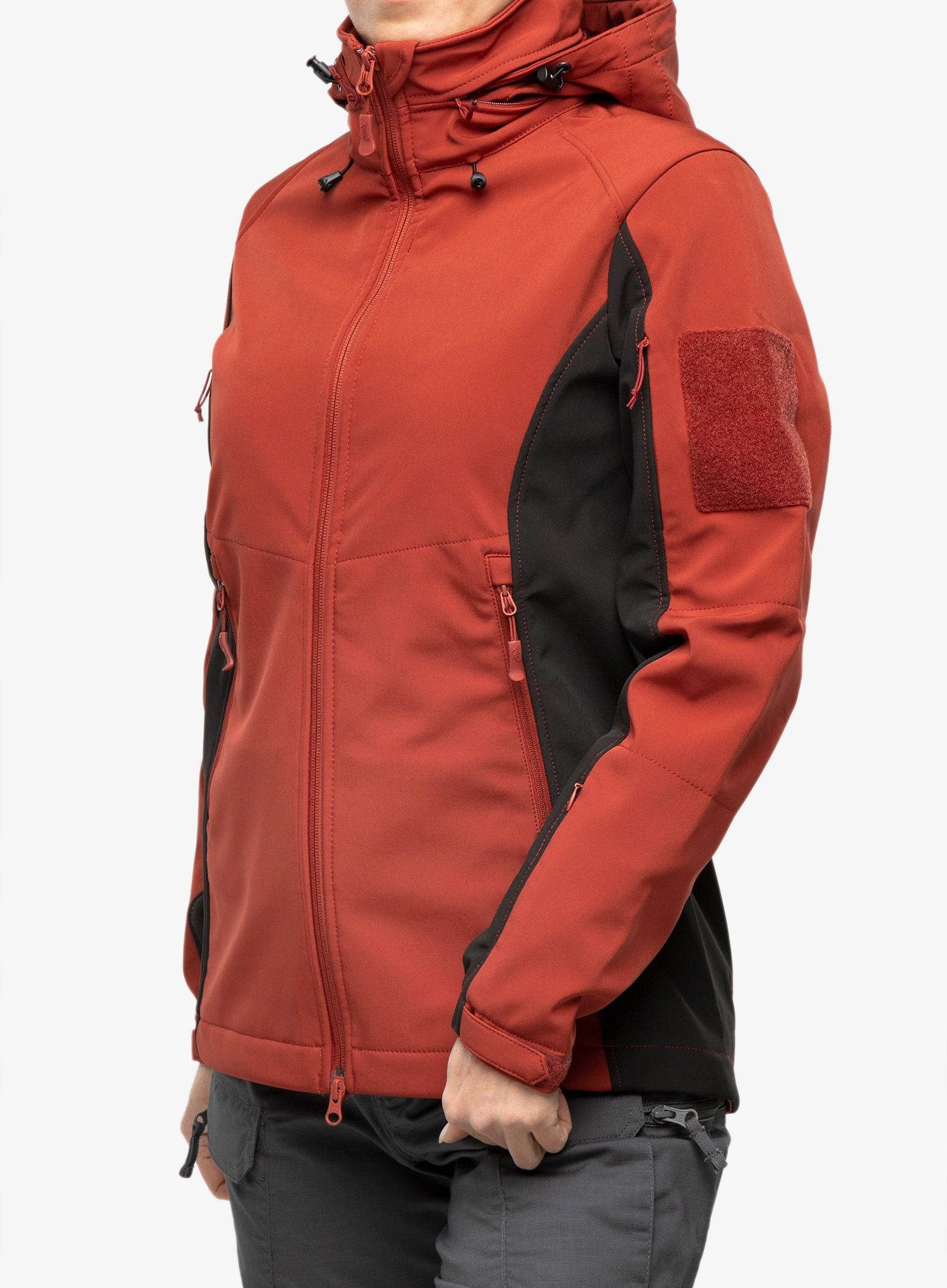 Dámská softshellová bunda Helikon-Tex Gunfighter Jacket crimson/black S