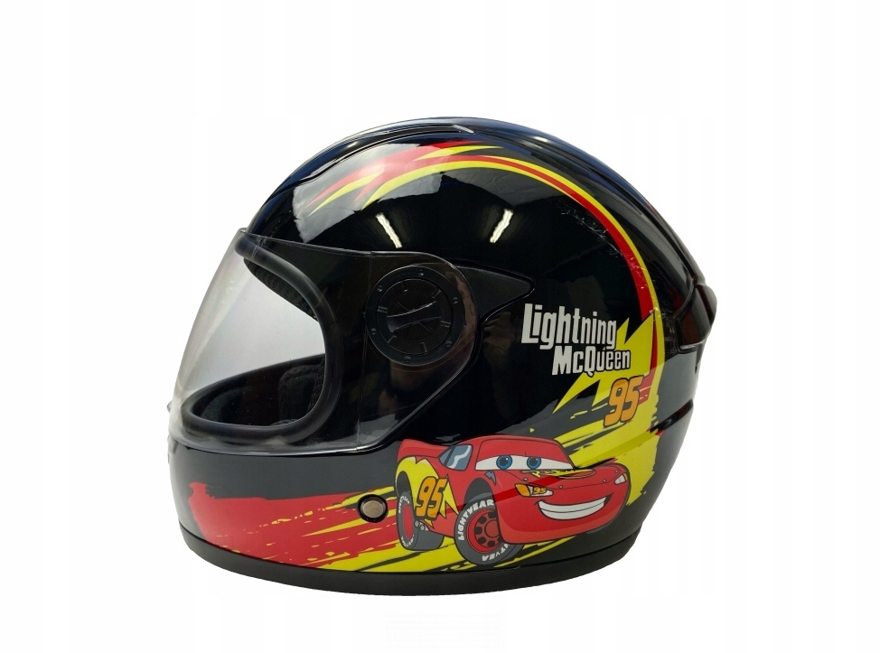 Mini Kask Dla Dzieci Dziecka Auta Cars Czarny Quad Motor Salon 2 Kółka