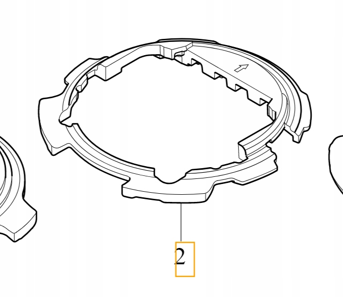VOLVO V60 II styropianowy wklad pod kolo zapasowe