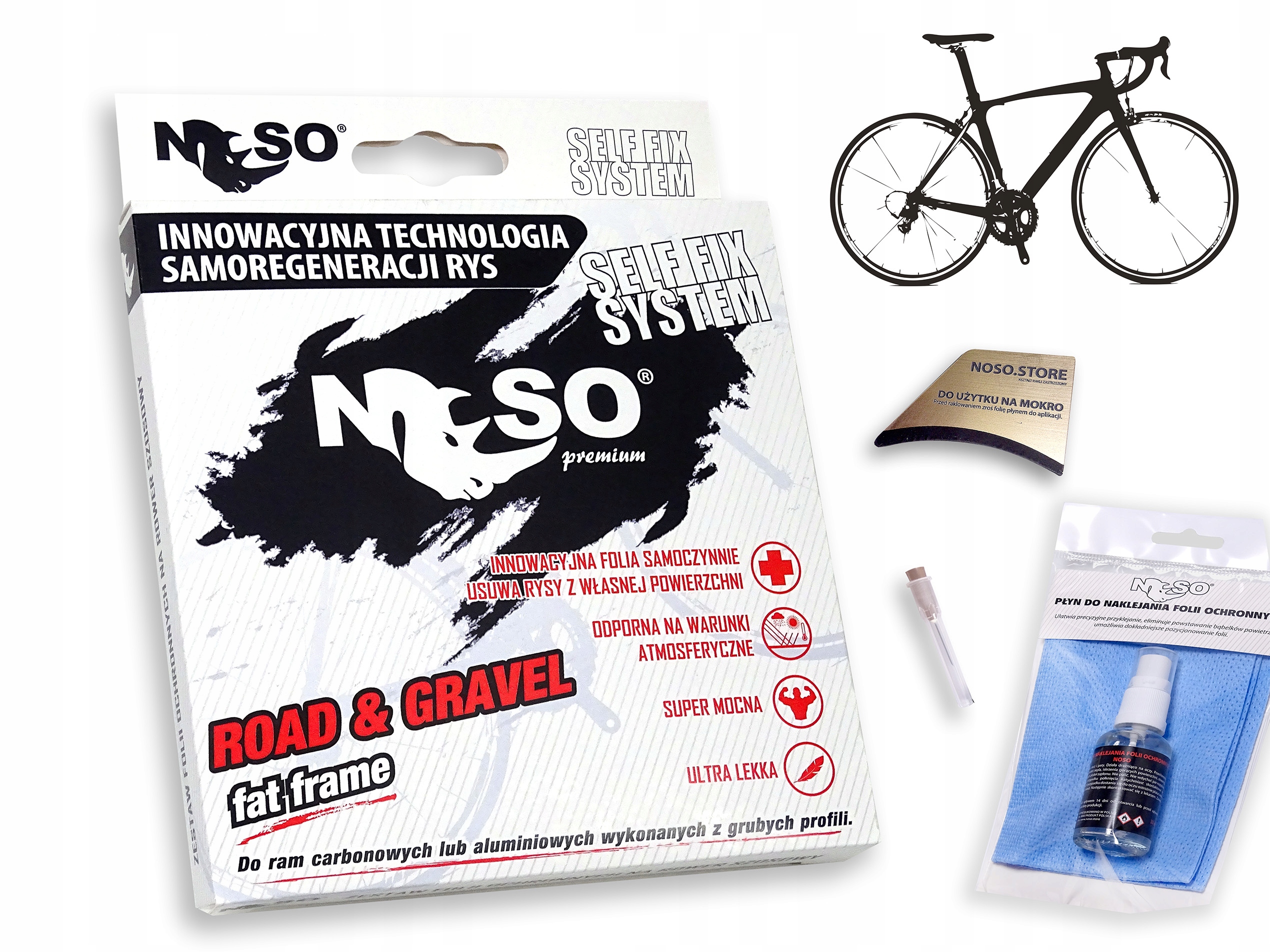 Fólie na Gravel Kolarzówka sada XXL Fat|mat s-reg Ppfh Premium